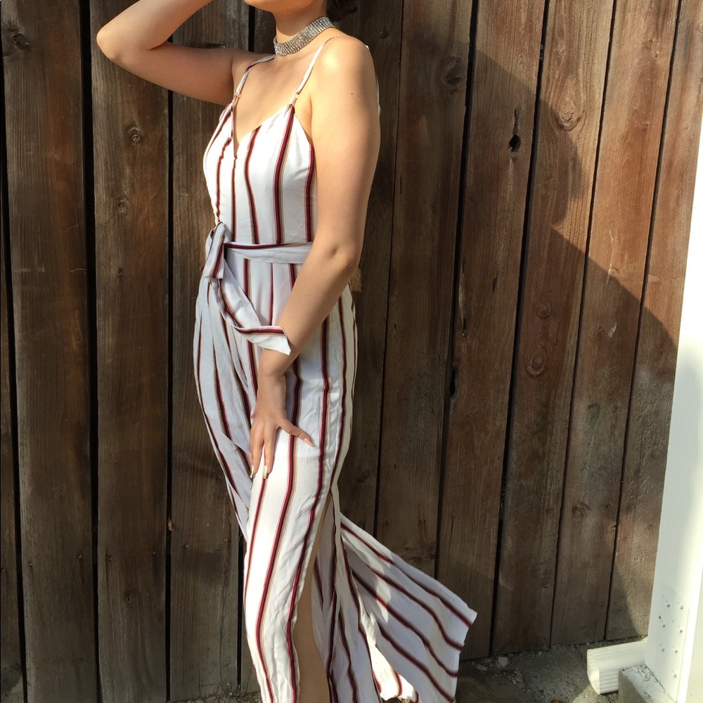 Striped Jumpsuit
